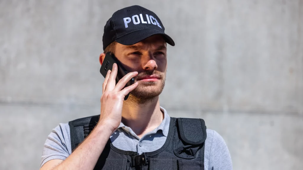 police calling on the phone